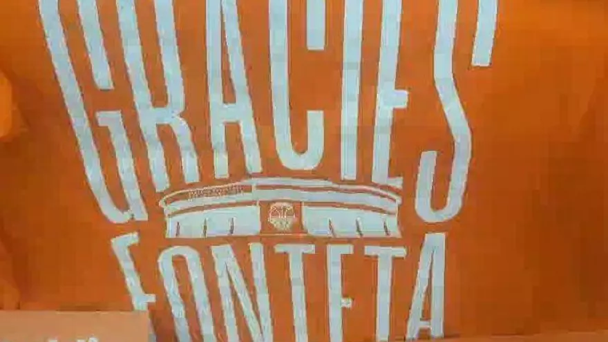 Todo preparado para la despedida de La Fonteta