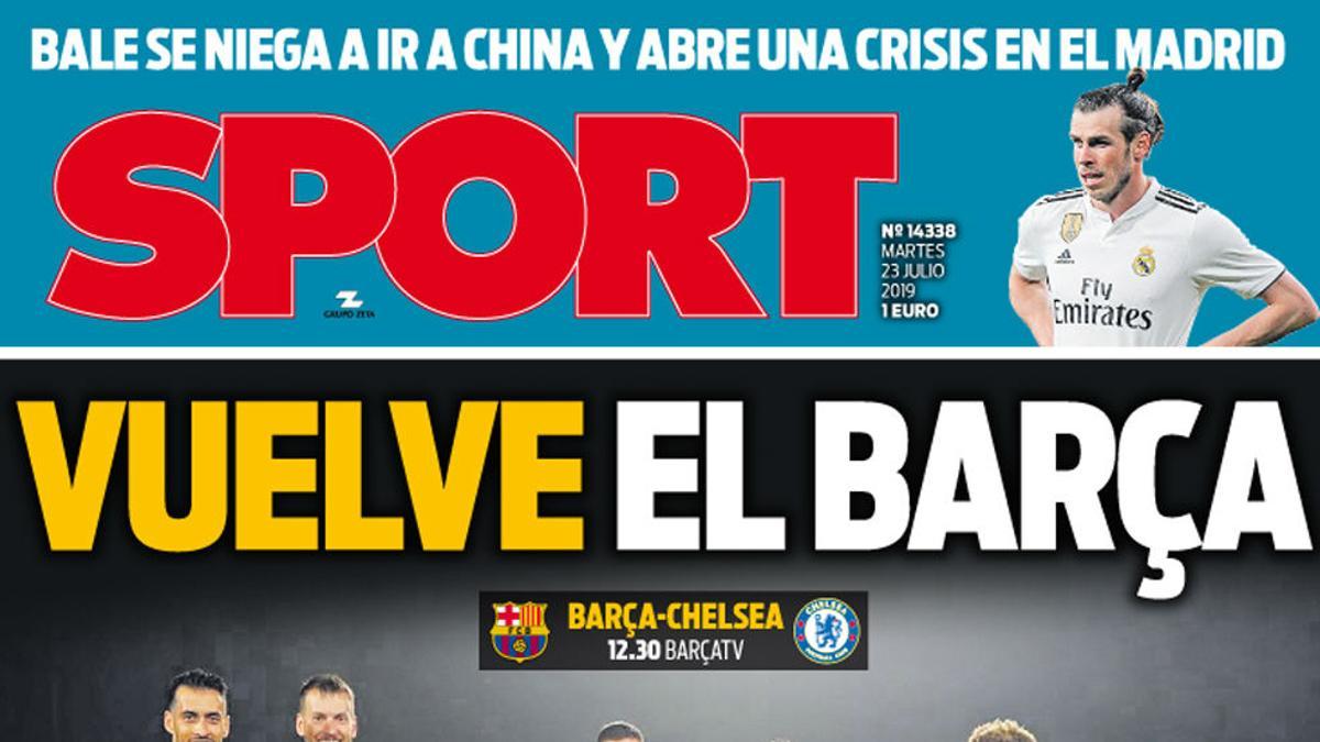 La portada de hoy