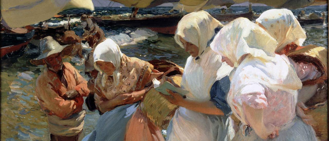 &#039;Pescadoras valencianas&#039; de Joaquín Sorolla.