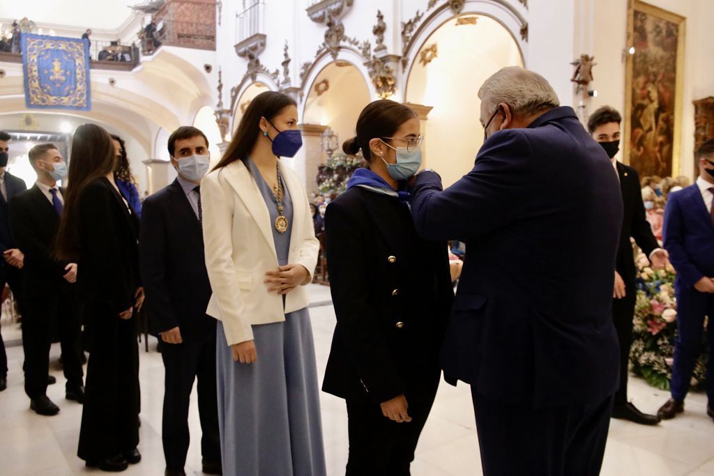 San Francisco acoge la misa en honor de la Dolorosa del Paso Azul de Lorca