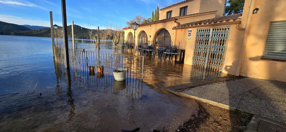 El pantà de Darnius-Boadella, aquest dilluns