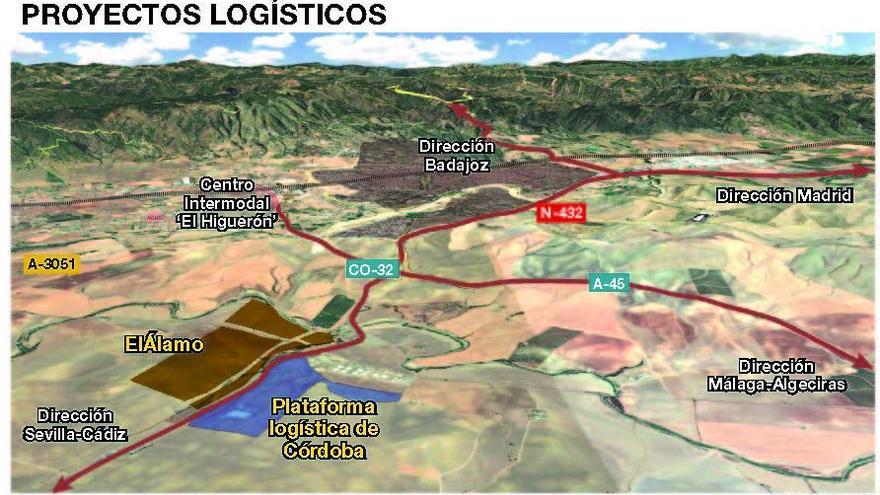Infografía de los planes de ProUrban El Álamo para la zona.
