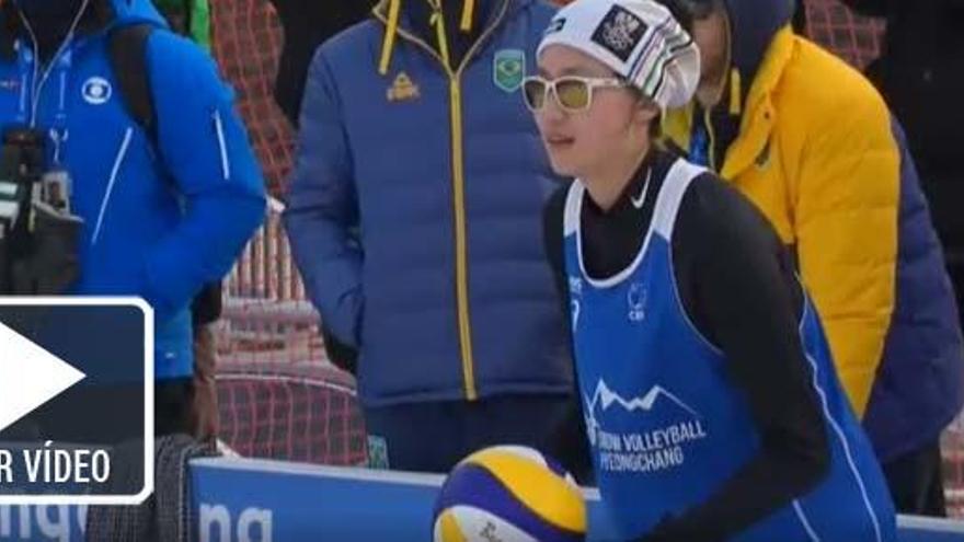 El voleibol sobre nieve se hace un hueco entre los deportes de invierno