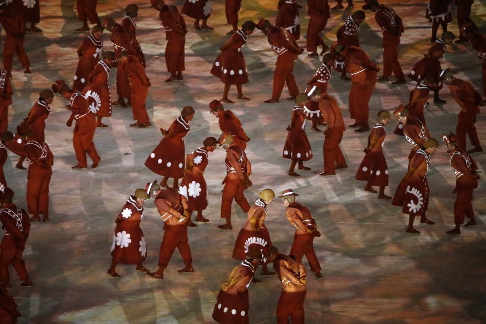 Espectacular cerimònia de clausura dels Jocs de Rio