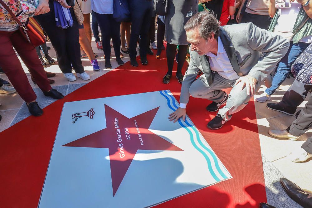 Inauguración del Paseo de Cine de Pilar de la Hora