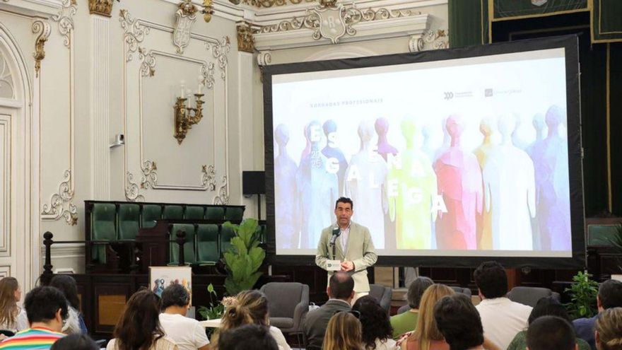 Luis López, en la presentación de Máis Escénicas. | FdV