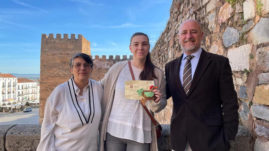 Esta es la ganadora del concurso de la gallina de San Jorge de Cáceres