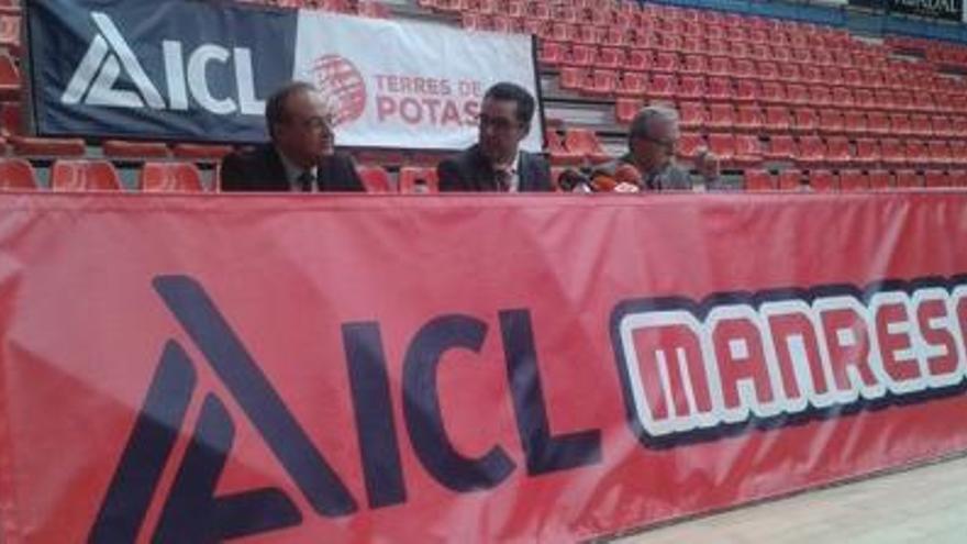 El Bàsquet Manresa i ICL presenten un patrocini que &quot;mai no ha perillat&quot;