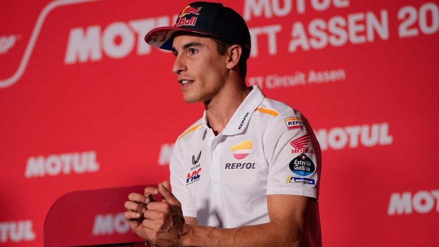 Márquez: &quot;Mi compromiso con Honda es total y la prueba es que estoy aquí, incluso lesionado&quot;