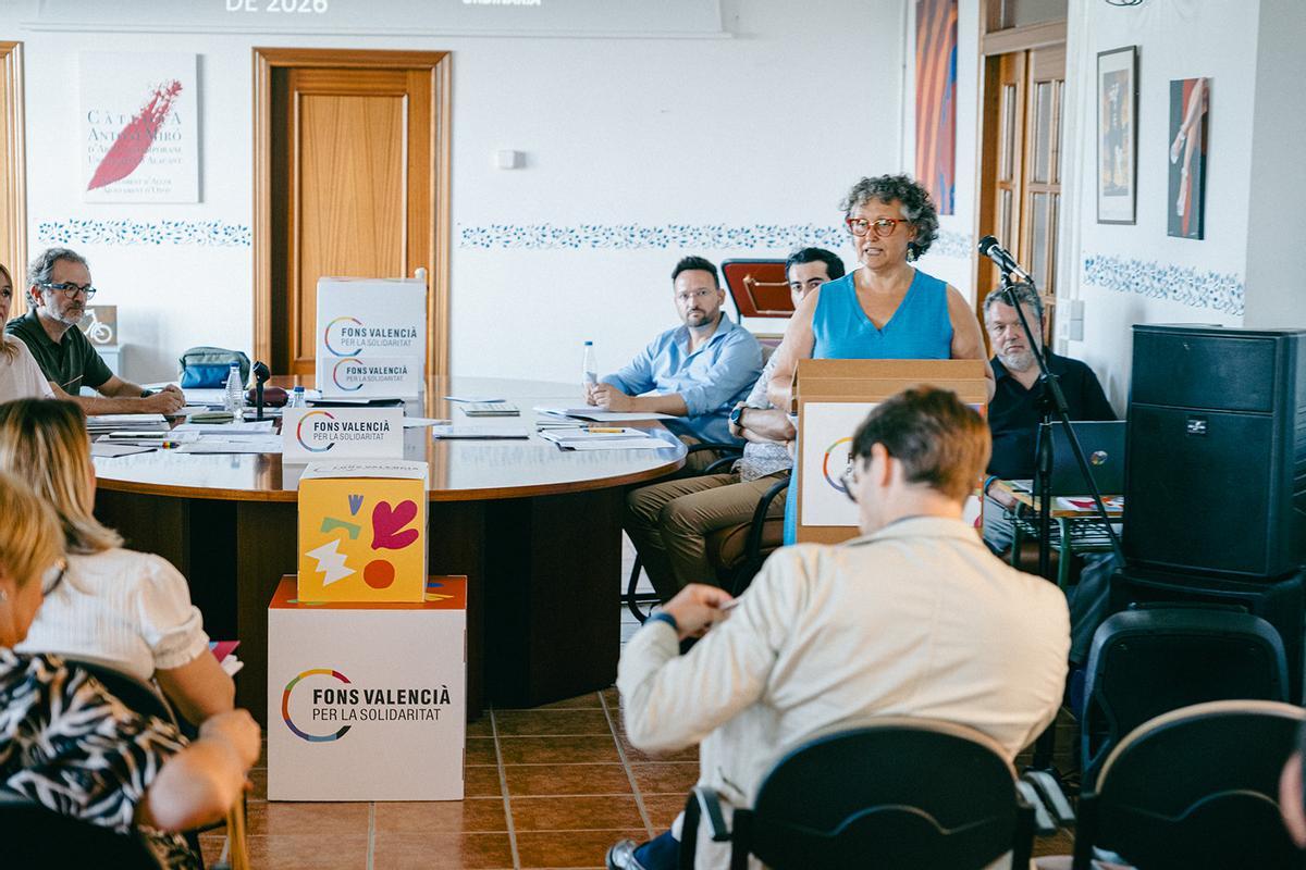 Asamblea del Fons Valencià per la Solidaritat celebrada en Otos.