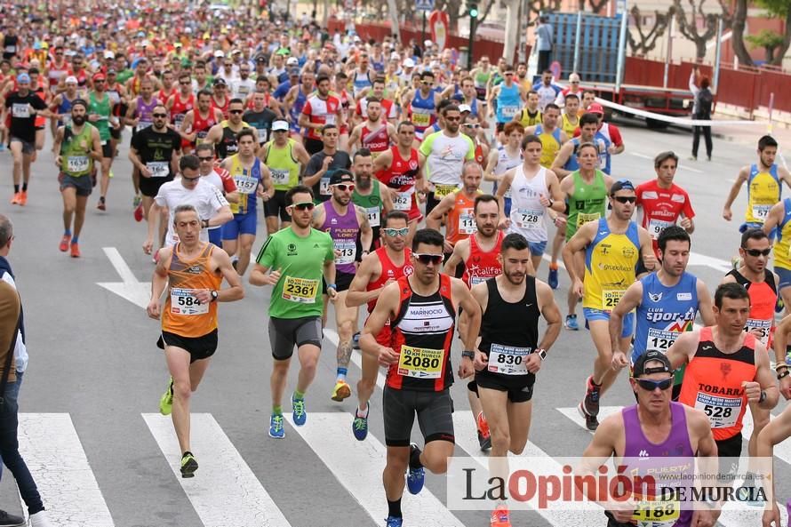 Media Maratón de Murcia: salida