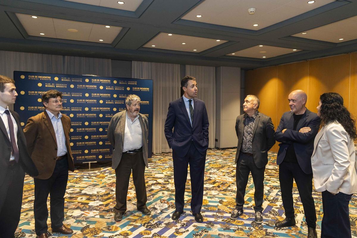 Unai Sordo y Pepe Álvarez en el Club de Encuentro Manuel Broseta