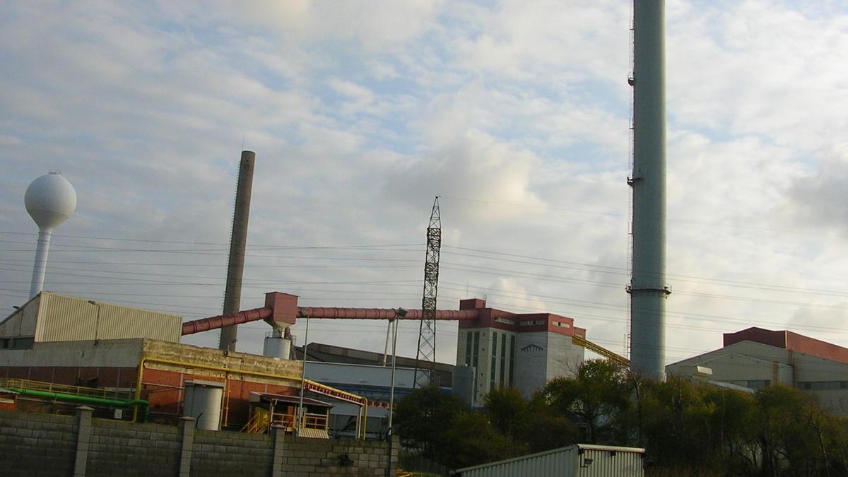 Instalaciones de Saint-Gobain, en Avilés