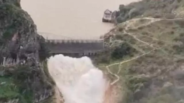 La presa malagueña de Montejaque comienza a desembalsar