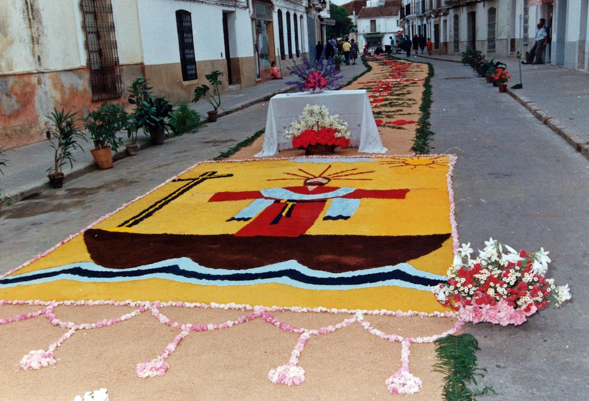 Corpus Christi en San Vicente de Alcántara, imágenes históricas.