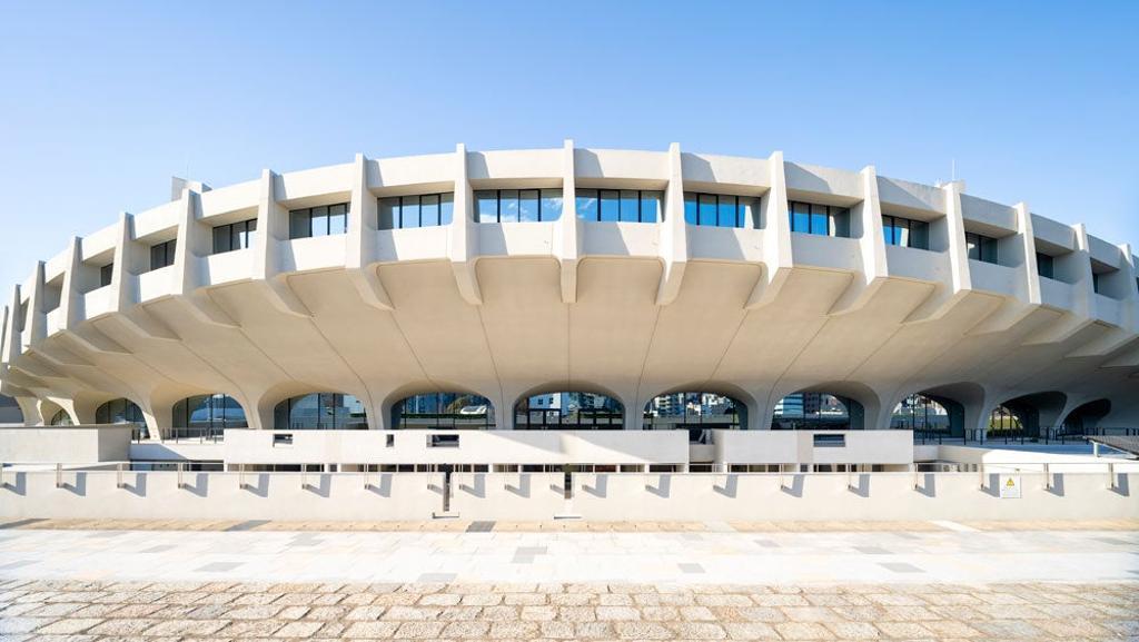 Yoyogi National Stadium.