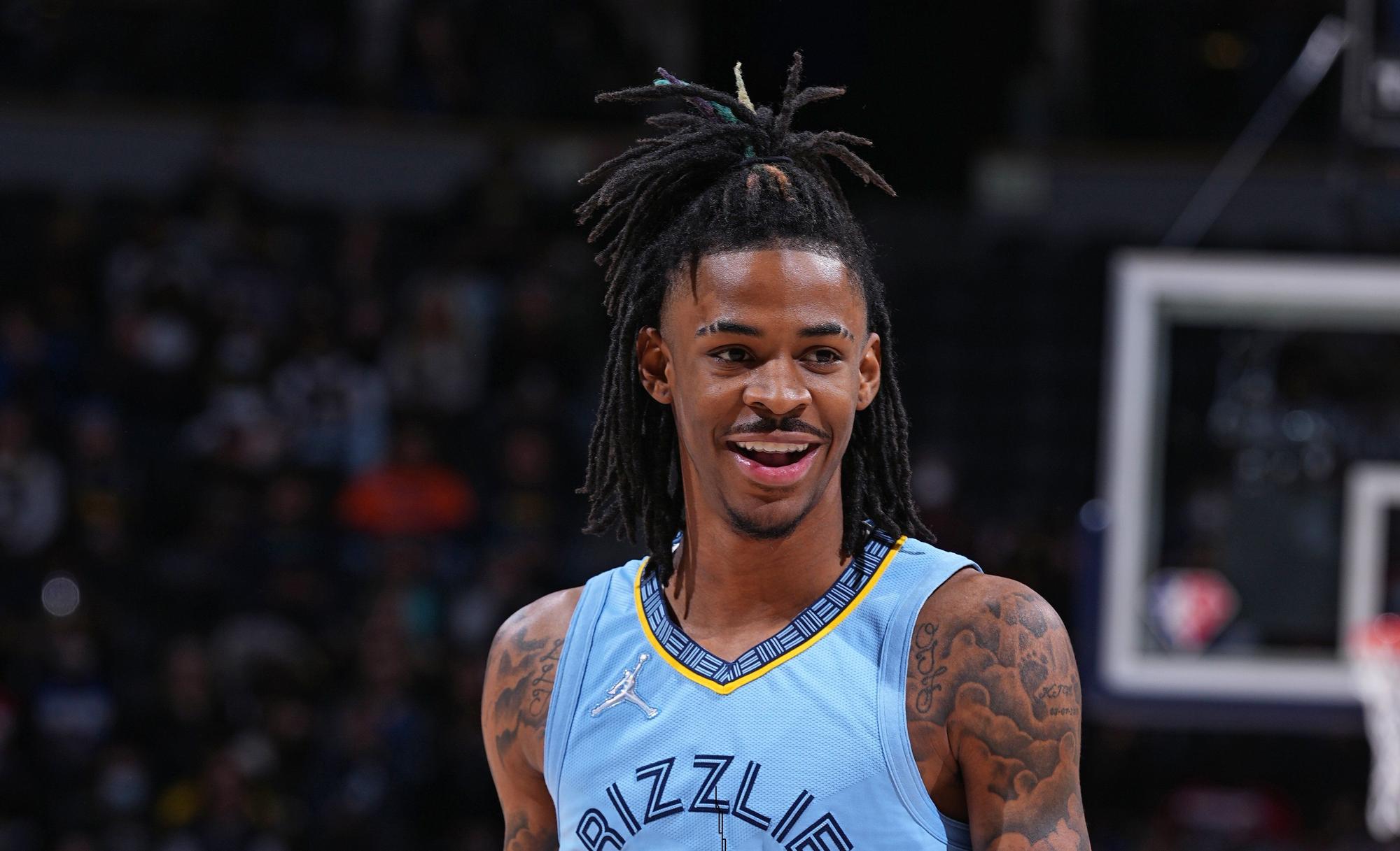 Ja Morant, de los Memphis Grizzlies.