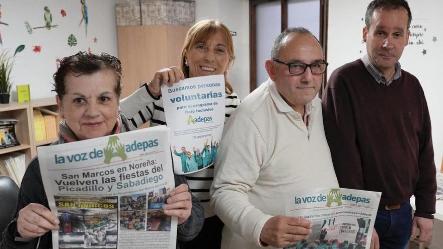 De izquierda a derecha, Aurora Antón, Casilda Sabín, Juan Ernesto Barbeira y Juan Cocina.