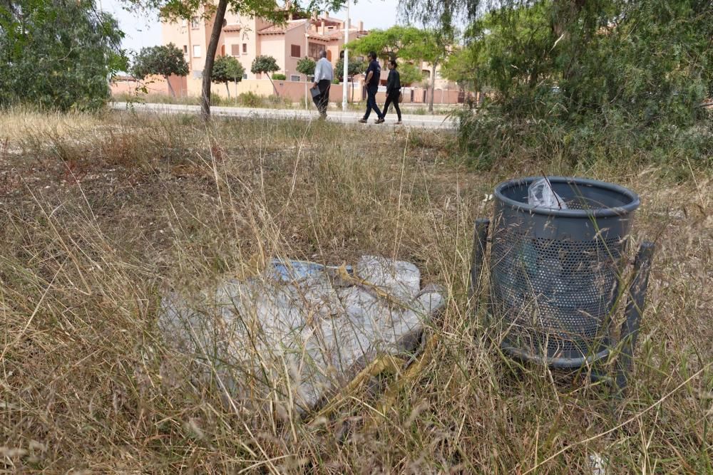 Vecinos de Altos del Sol en Torrevieja asumen la limpieza de viales y parques que son públicos