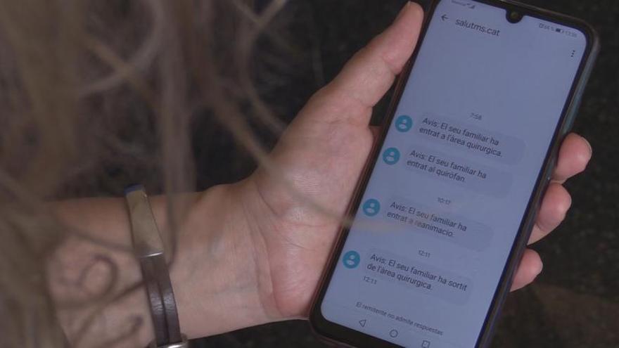 SMS per informar les famílies dels pacients que entren al quiròfan a Blanes i Calella
