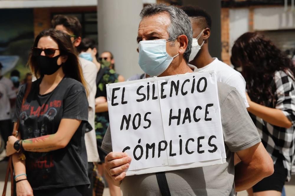 Protesta contra el racismo en Murcia