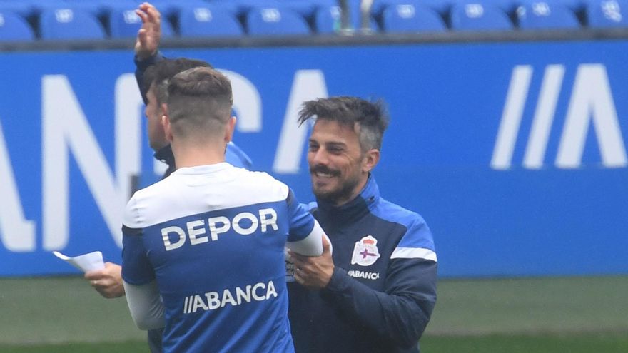 De la Barrera, en Riazor