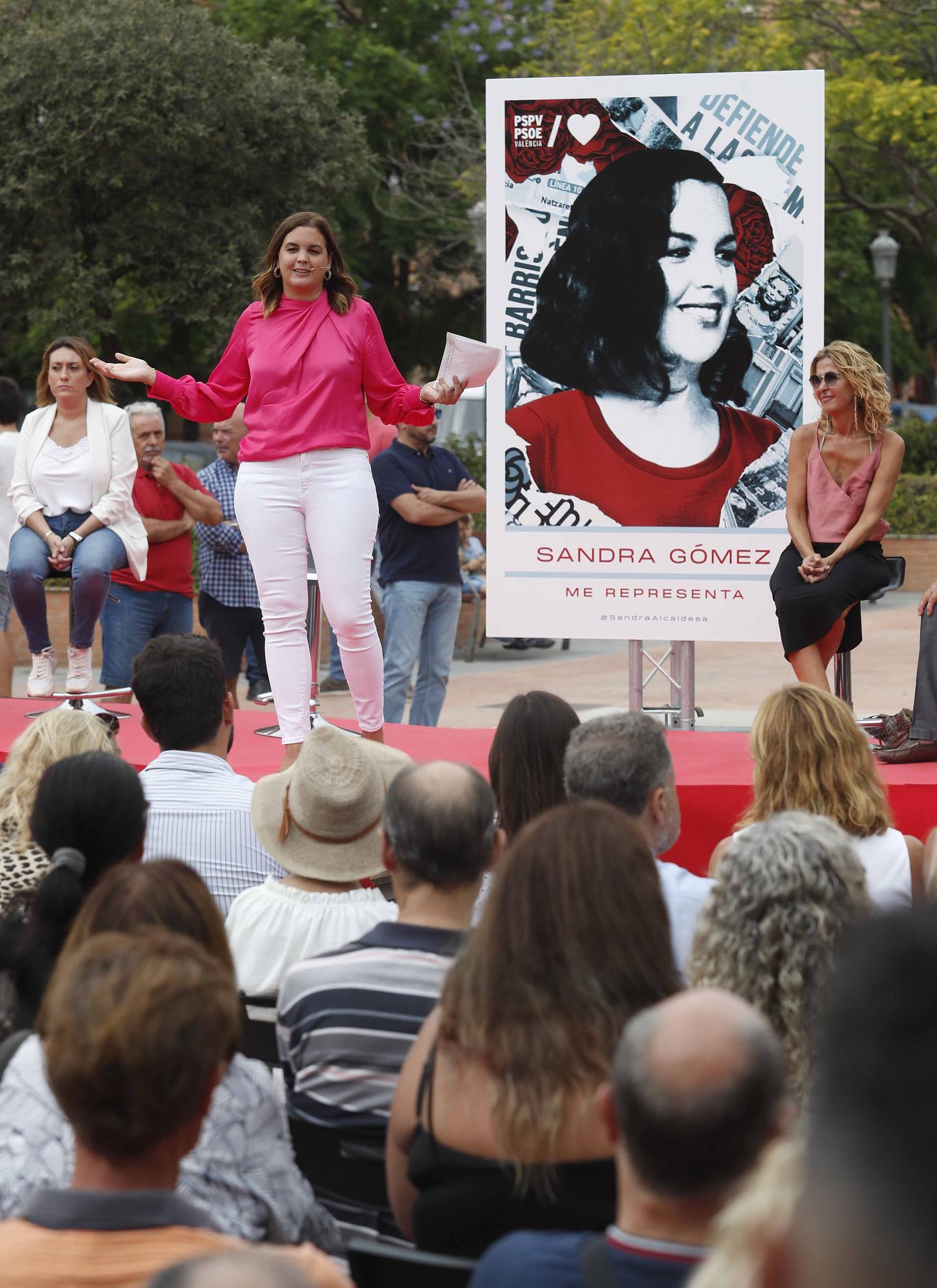 Presentación de la candidatura de Sandra Gómez a las primarias del PSPV