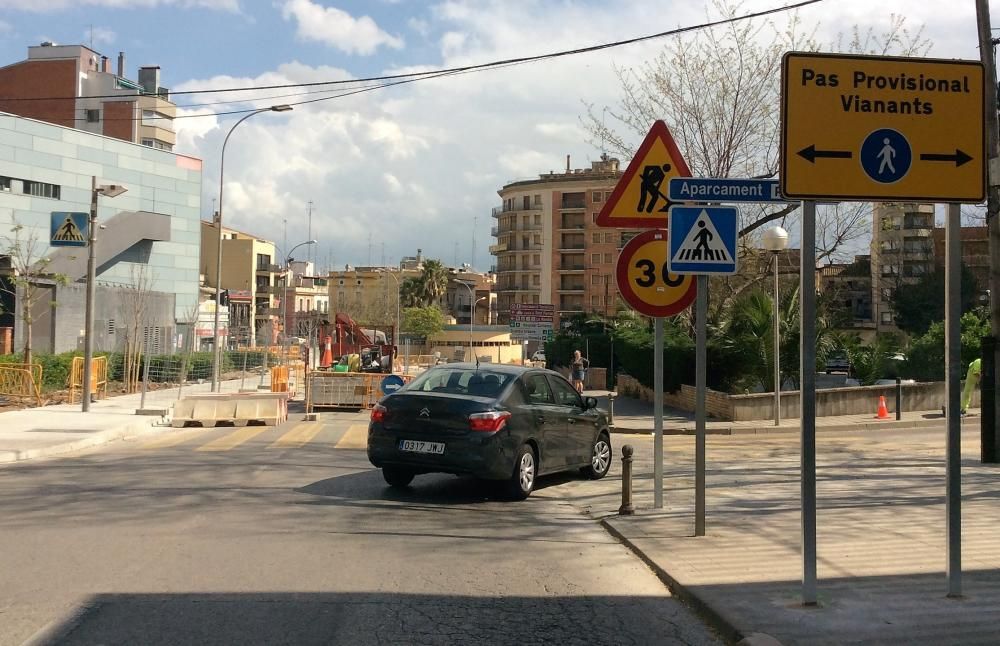 Obres plaça Sol Figueres