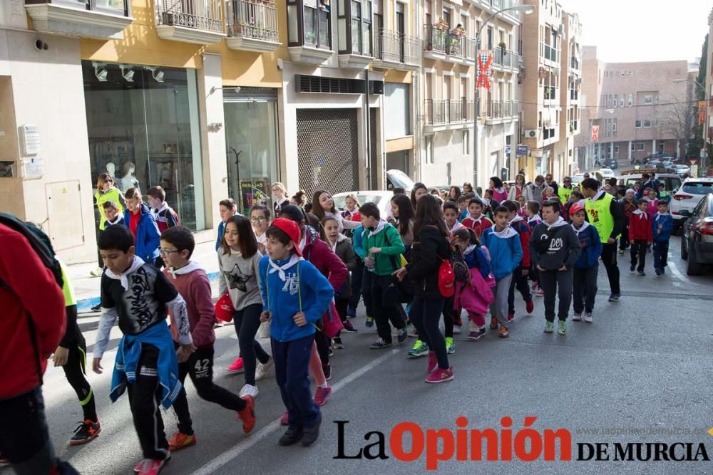 Marcha en el Día del Cáncer Infantil en Caravaca