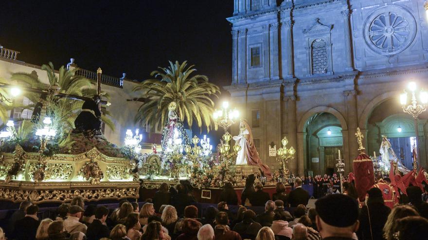 Cortes de calles y carreteras al tráfico por las procesiones de Semana Santa en Las Palmas de Gran Canaria