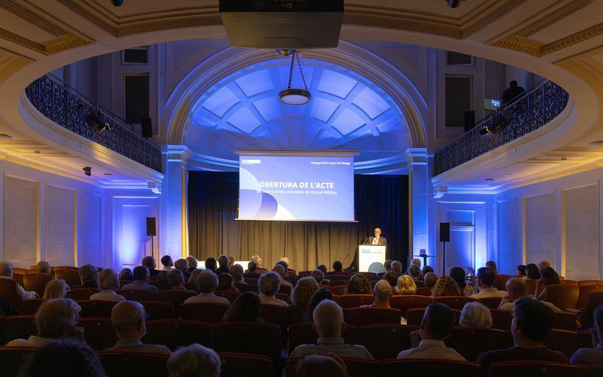 Asamblea General de Mutual Médica, en el auditorio del histórico Casal del Metge