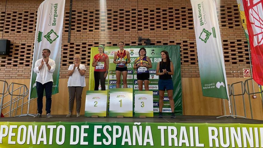 Verónica Sánchez, en lo más alto del podio del Nacional de Montaña