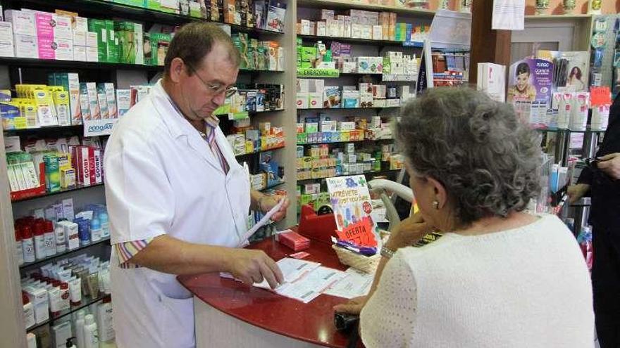 Una farmacia de la capital.