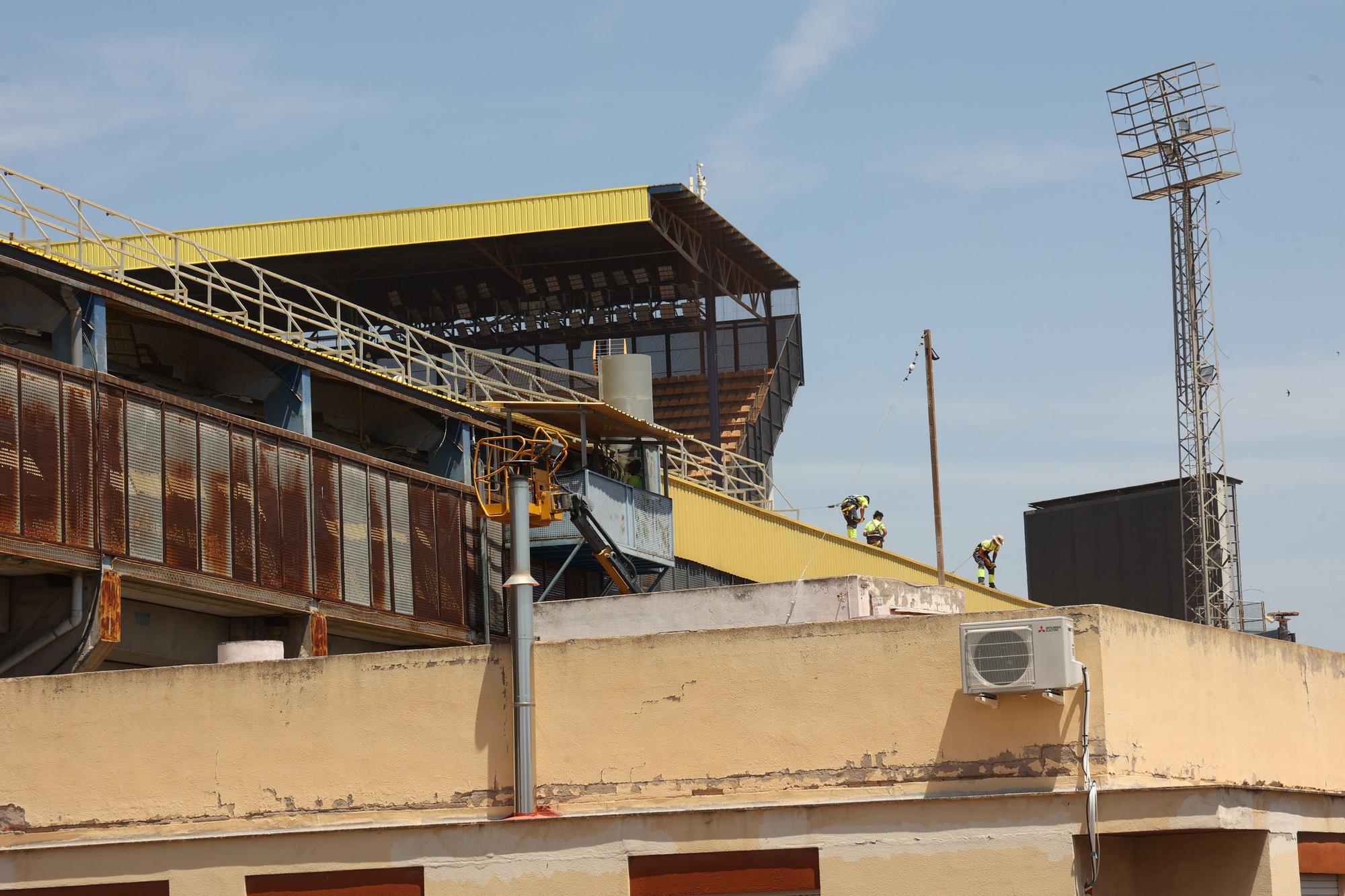 Inicio de las obras del Estadio de la Cerámica