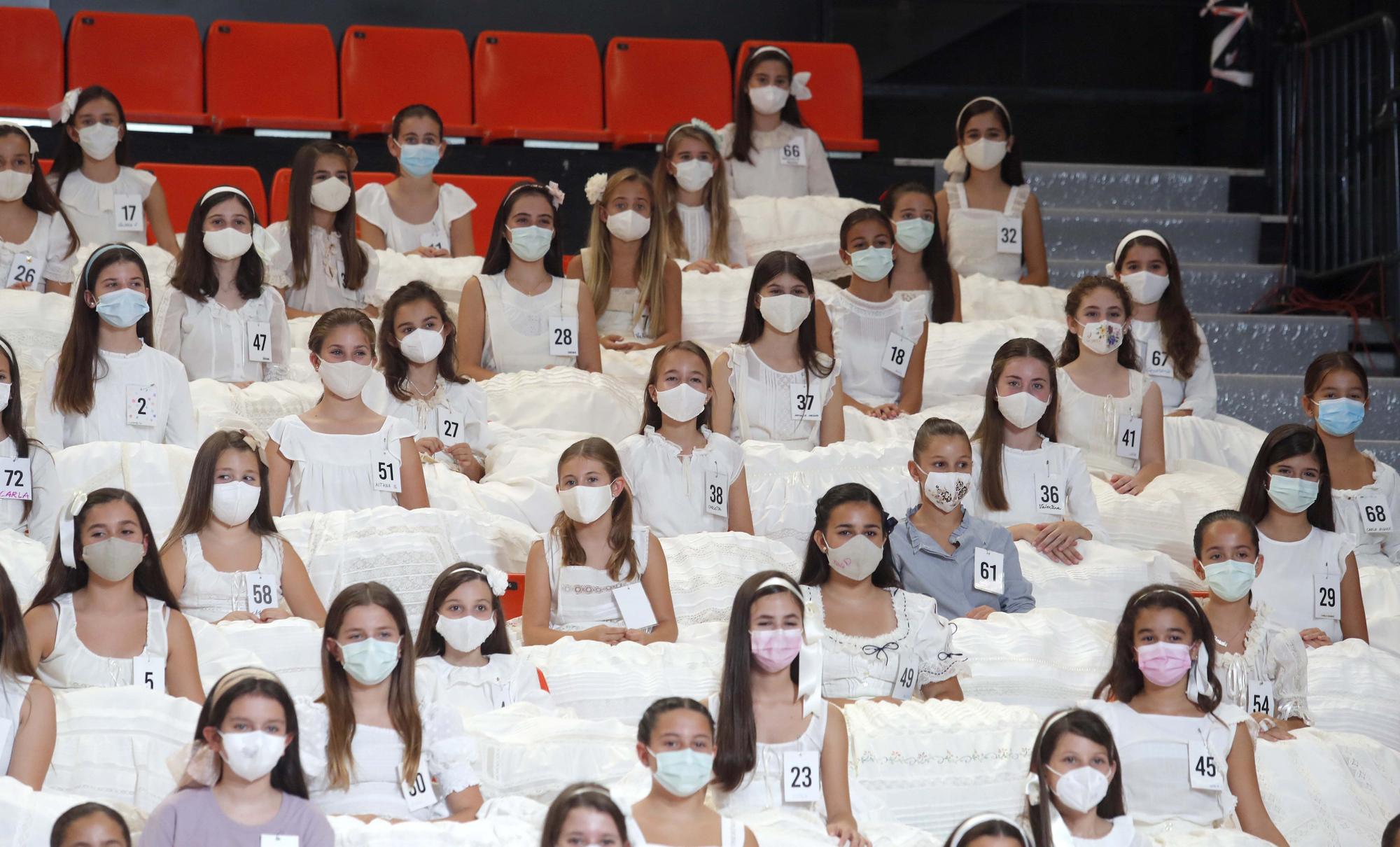 Ensayo de la elección de candidatas a falleras mayores y cortes 2022 en la Fonteta