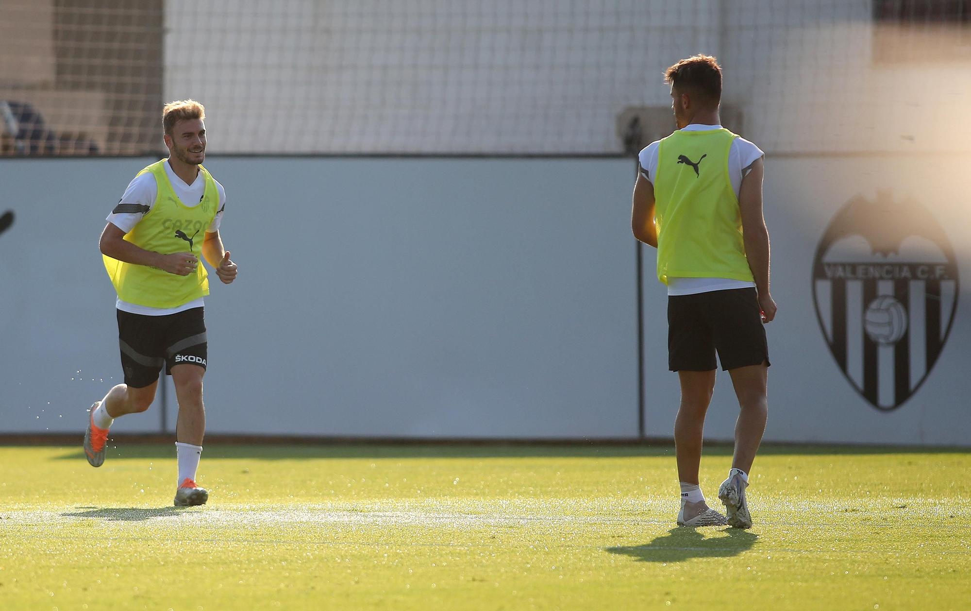 Las mejores imágenes del entrenamiento del Valencia CF