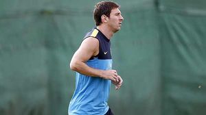 Messi, en procés de recuperació per lesió.