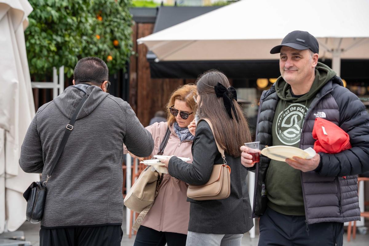 A la rica sardina asada en Mérida.