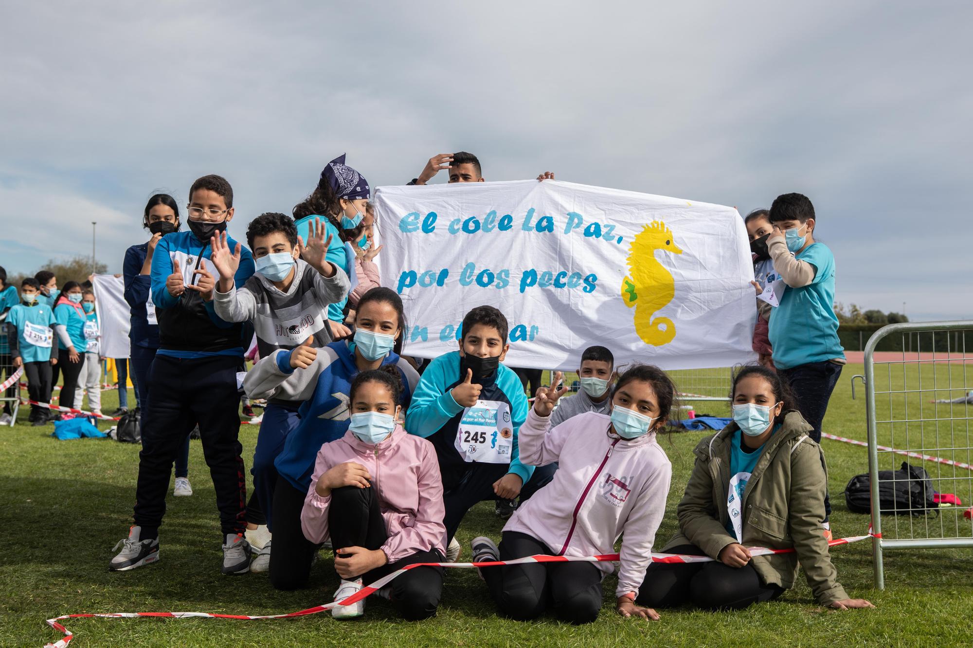 Colegios de San Javier lanzan un SOS por el Mar Menor