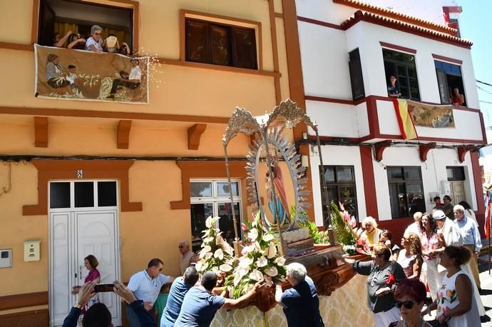 05/08/2019 LOMO MAGULLO. TELDE. Procesión de la Virgen de Las Nieves y pase de mascotas al finalizar el acto.   Fotógrafa: YAIZA SOCORRO.  | 05/08/2019 | Fotógrafo: Yaiza Socorro