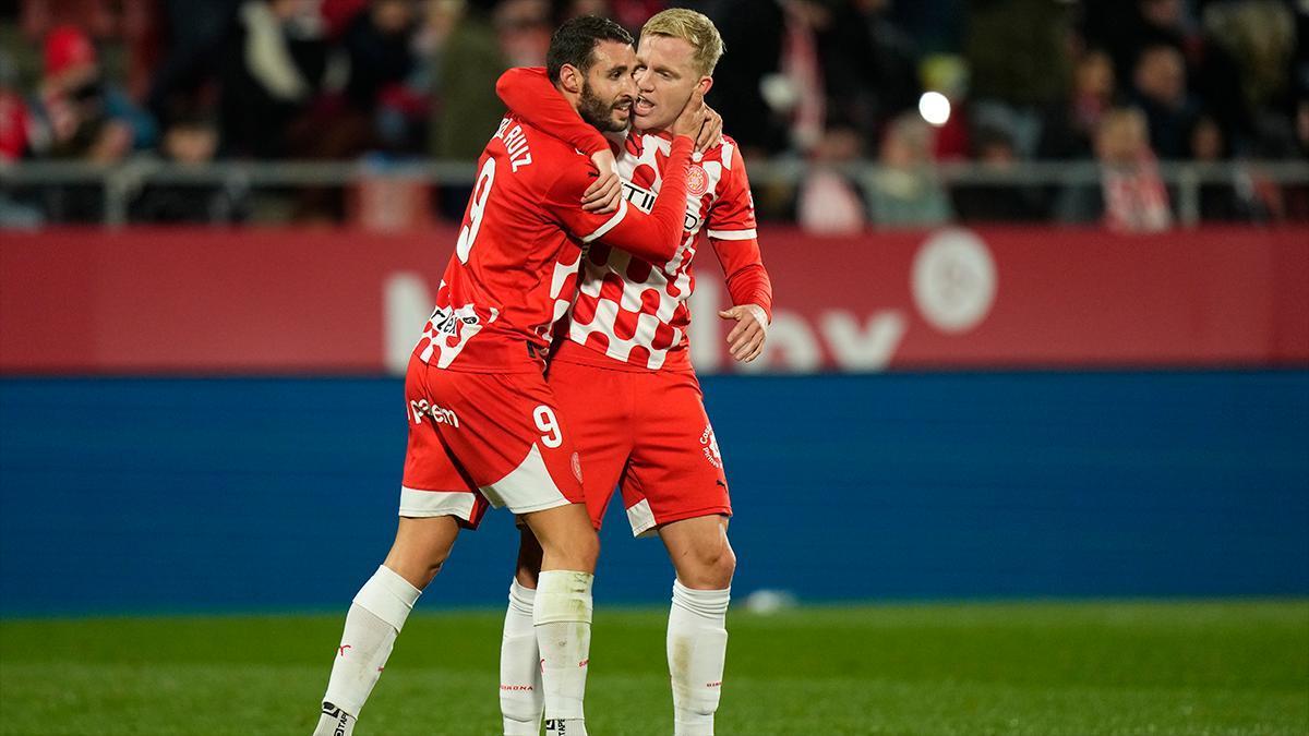 Abel Ruiz marcó el segundo gol del Girona al Valladolid