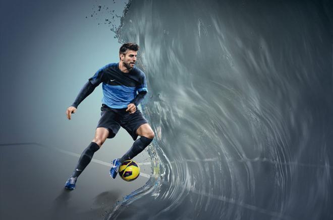 Piqué lleva las Nike Tiempo Legend IV, como Sergio Ramos y Pepe