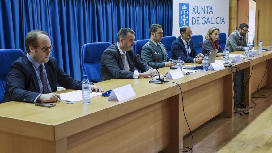 Una de las mesas de trabajo del congreso, ayer en A Estrada.