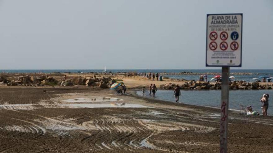 Estado en el que se encuentra la playa de la Almadraba.