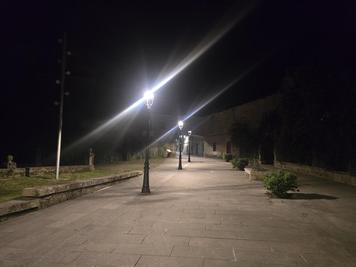 La calle de Vista Alegre (Vilagarcía), a las cuatro de la madrugada.