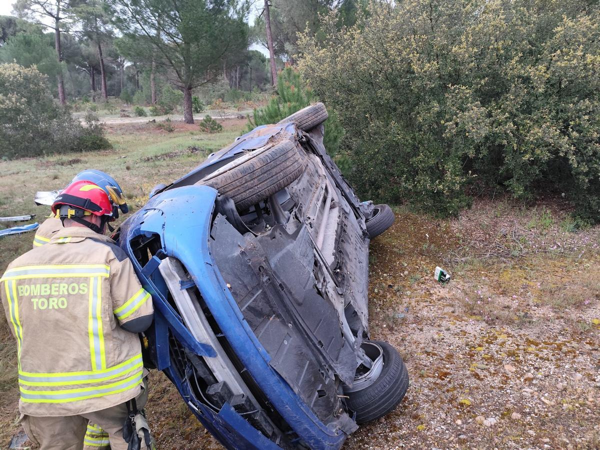 Estado del vehículo tras el accidente.
