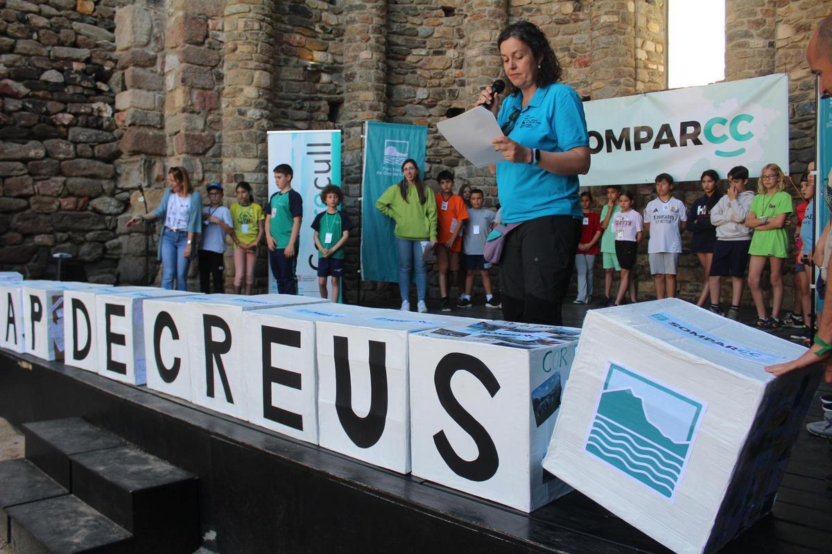 Montse Pascual coordinant el SOMPARCC a Roses, el curs passat