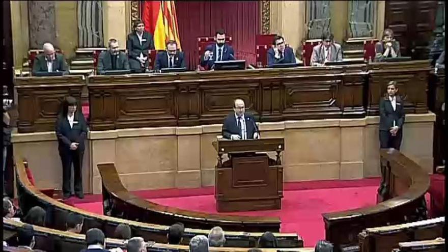 El Parlament debatirá el derecho de Puigdemont a ser investido