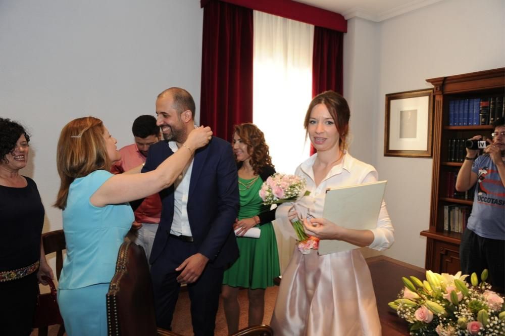 Primera boda en el Colegio Notarial de Murcia