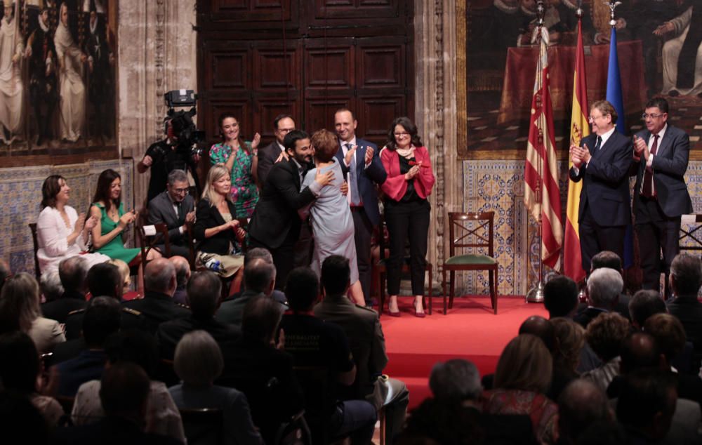 Acto institucional por el 9 d'Octubre en el Palau de la Generalitat